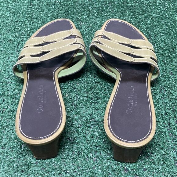Cole Haan Green Slide Sandals women’s size 8 (OKPM-07-080) - Picture 3 of 9